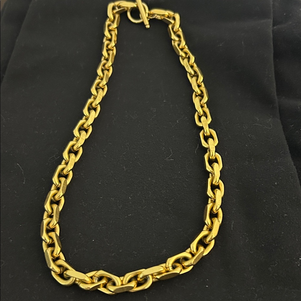 Luxurious sahari brand  Gold plated Chain Necklace won’t tarnish